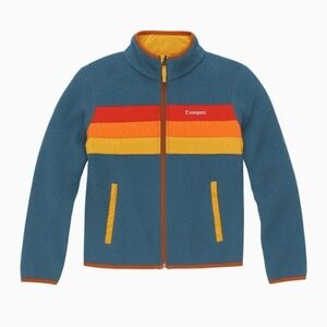 Cotopaxi Kids Youth Blue Multicolor Teca Fleece Jacket Size Large